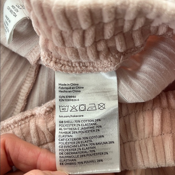 H&M Light Pink Ribbed Set - Picture 6 of 6